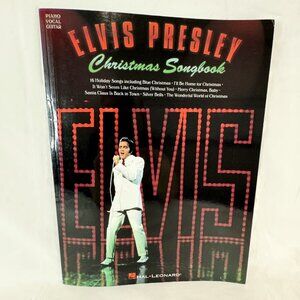 ELVIS PRESLEY CHRISTMAS SONGBOOK Piano Vocal Guitar Excellent Condition